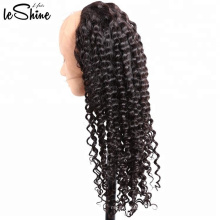 Factory Remy 100% Peruvian Kinky Curly Front Full Lace Wig Manufacturer